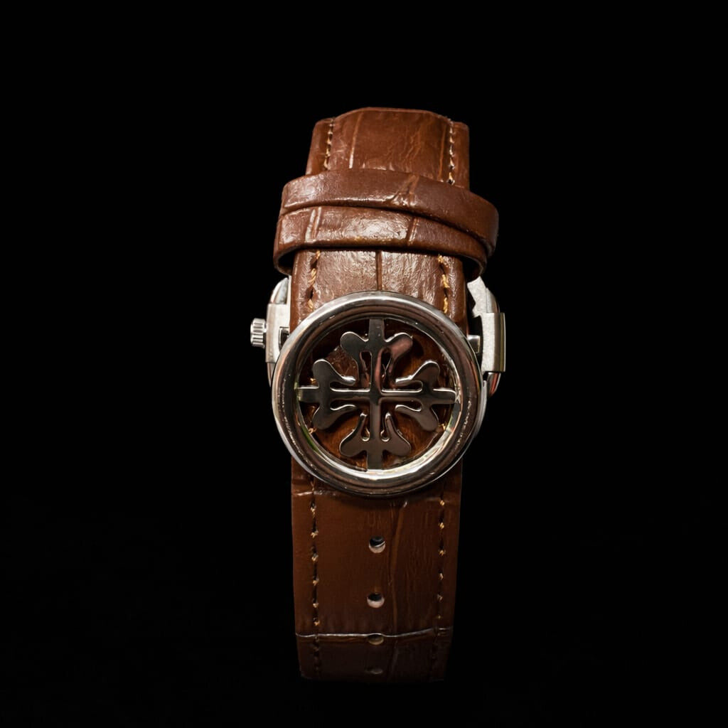 Patek Philippe Nautilus Style – Brown Dial Leather Edition (Automatic)