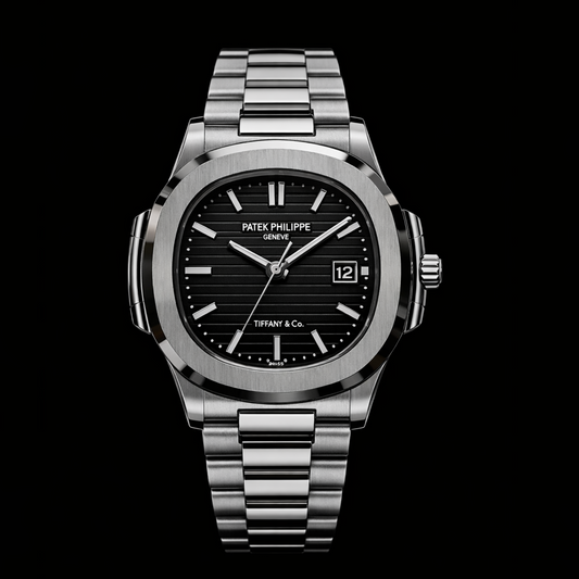 Patek Philippe Nautilus Collection – Black Dial Steel Bracelet Edition