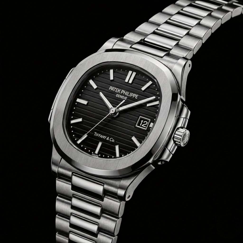 Patek Philippe Nautilus Collection – Black Dial Steel Bracelet Edition